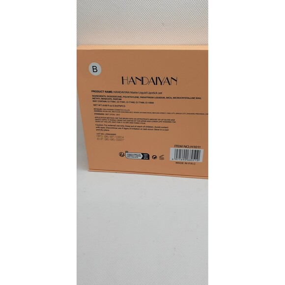 Handaiyan Matte Autumn Winter Set Liquid Lipstick - 6x2.5ml - 6 Pack # 1 - Picture 7 of 8